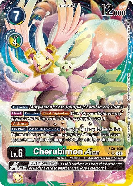 Image for Cherubimon ACE (Alternate Art) (EX6-035 SR) (Infernal Ascension) - Digimon Card Game