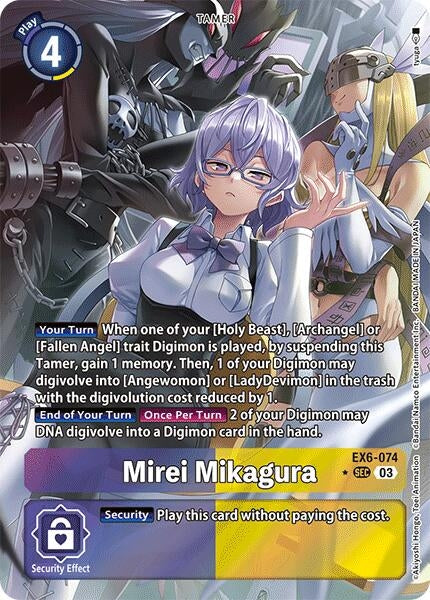 Image for Mirei Mikagura (Alternate Art) (EX6-074 SCR) (Infernal Ascension) - Digimon Card Game