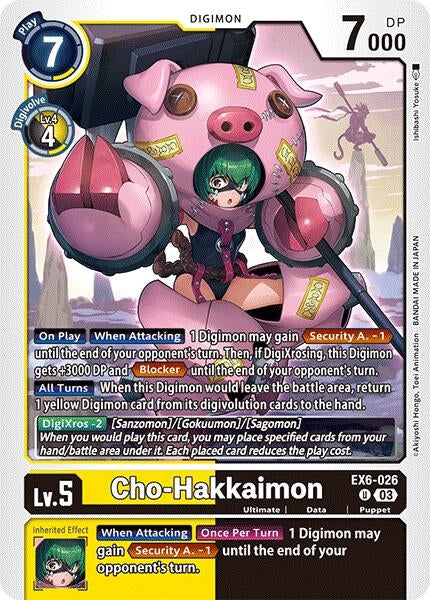 Image for Cho-Hakkaimon (EX6-026 U) (Infernal Ascension) - Digimon Card Game