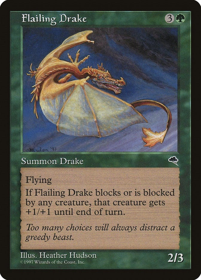 Image for Flailing Drake (227) (Tempest) - Magic: The Gathering