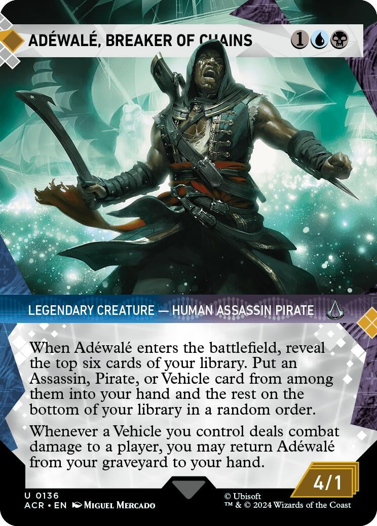 Image for Adewale, Breaker of Chains (Showcase) (136) (Universes Beyond: Assassin's Creed) - Magic: The Gathering