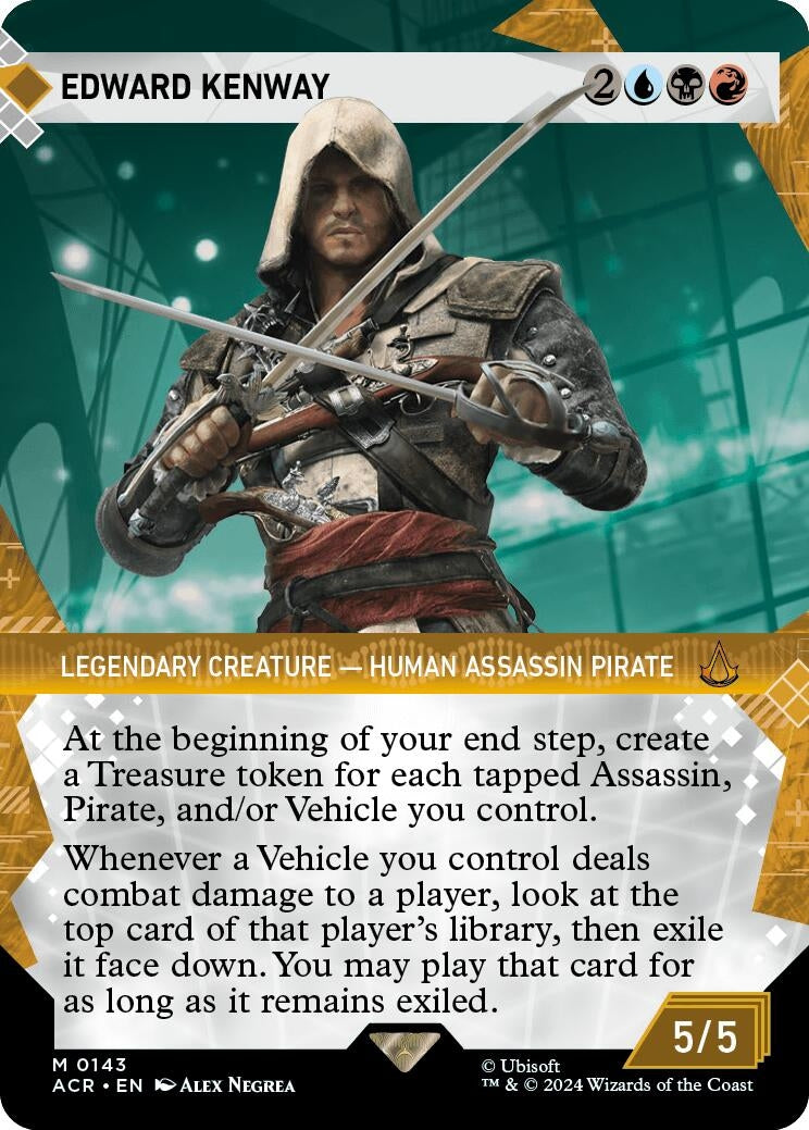 Image for Edward Kenway (Showcase) (143) (Universes Beyond: Assassin's Creed) - Magic: The Gathering