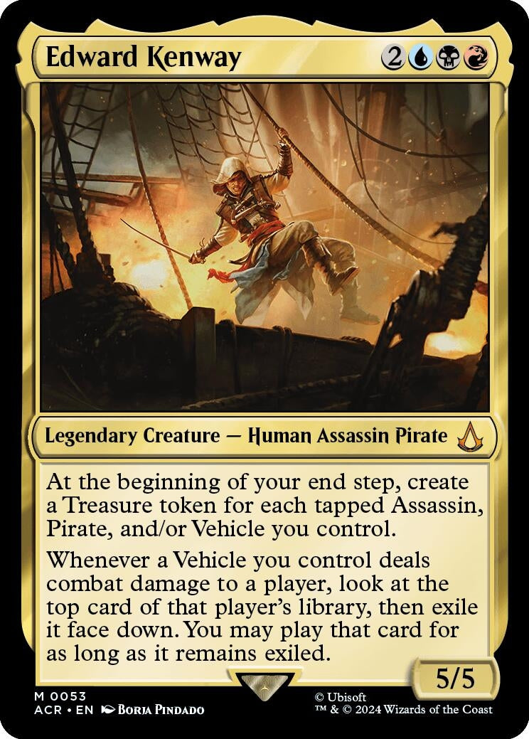 Image for Edward Kenway (53) (Universes Beyond: Assassin's Creed) - Magic: The Gathering