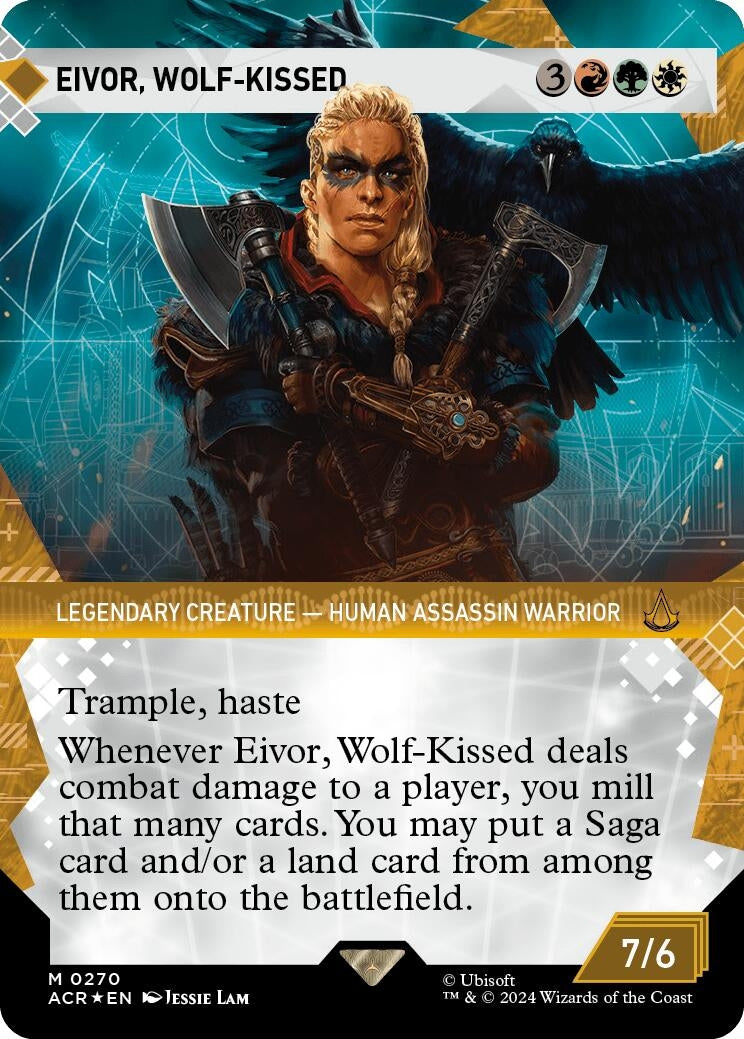 Image for Eivor, Wolf-Kissed (Showcase) (Textured Foil) (270) (Universes Beyond: Assassin's Creed) - Magic: The Gathering