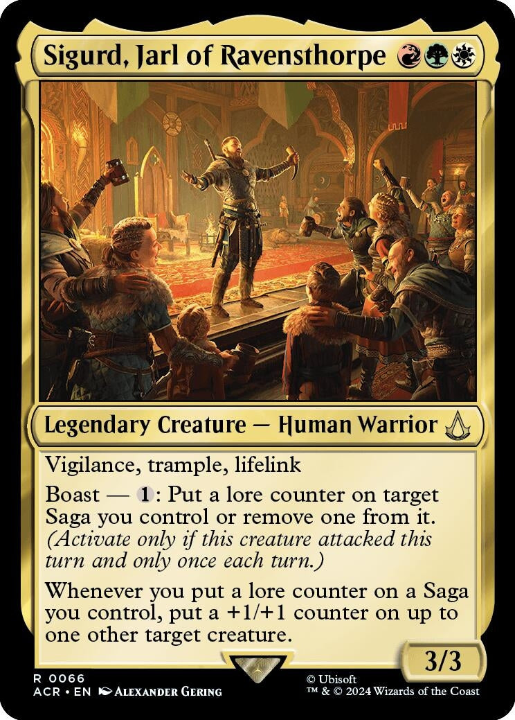 Image for Sigurd, Jarl of Ravensthorpe (66) (Universes Beyond: Assassin's Creed) - Magic: The Gathering