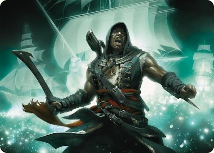 Image for Adewale, Breaker of Chains Art Card (14) (Art Series: Universes Beyond: Assassin's Creed) - Magic: The Gathering