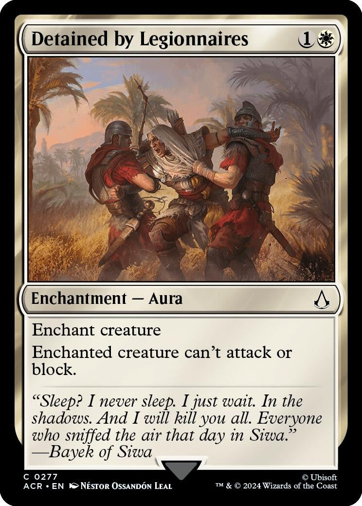 Image for Detained by Legionnaires (277) (Universes Beyond: Assassin's Creed) - Magic: The Gathering