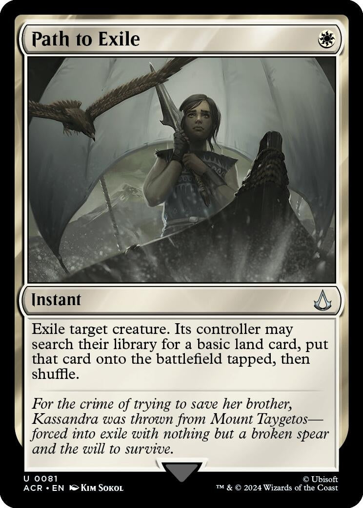 Image for Path to Exile (81) (Universes Beyond: Assassin's Creed) - Magic: The Gathering