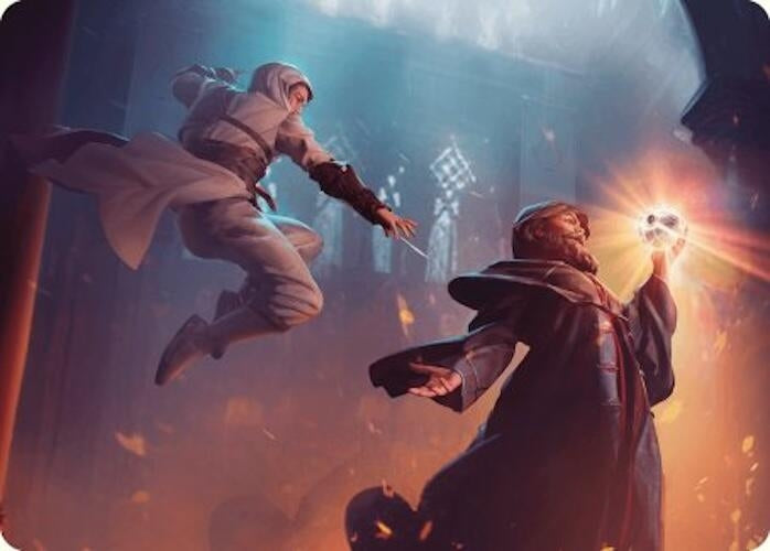 Image for Mortify Art Card (12) (Art Series: Universes Beyond: Assassin's Creed) - Magic: The Gathering
