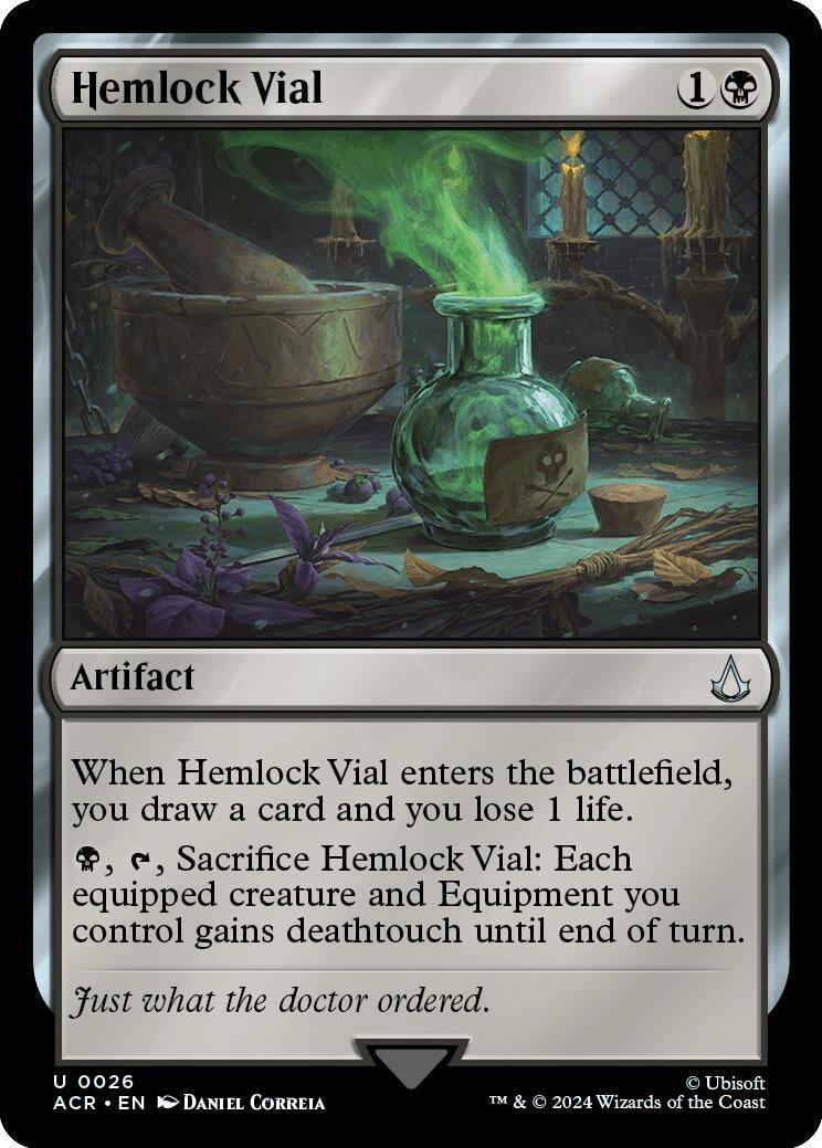 Image for Hemlock Vial (26) (Universes Beyond: Assassin's Creed) - Magic: The Gathering