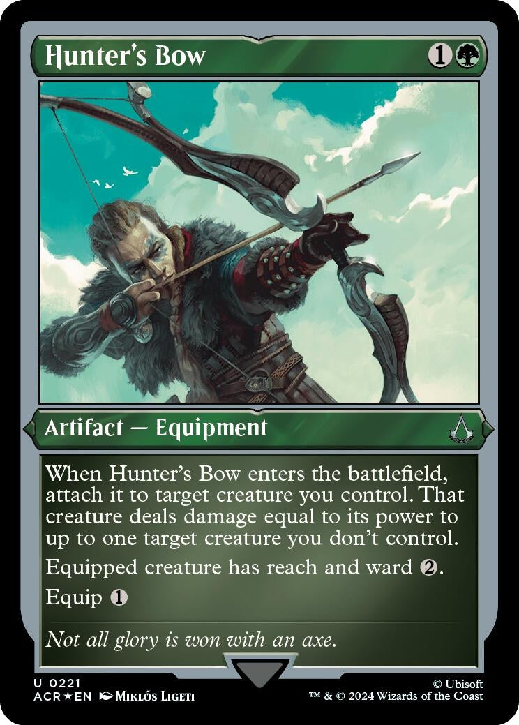 Image for Hunter's Bow (Foil Etched) (221) (Universes Beyond: Assassin's Creed) - Magic: The Gathering