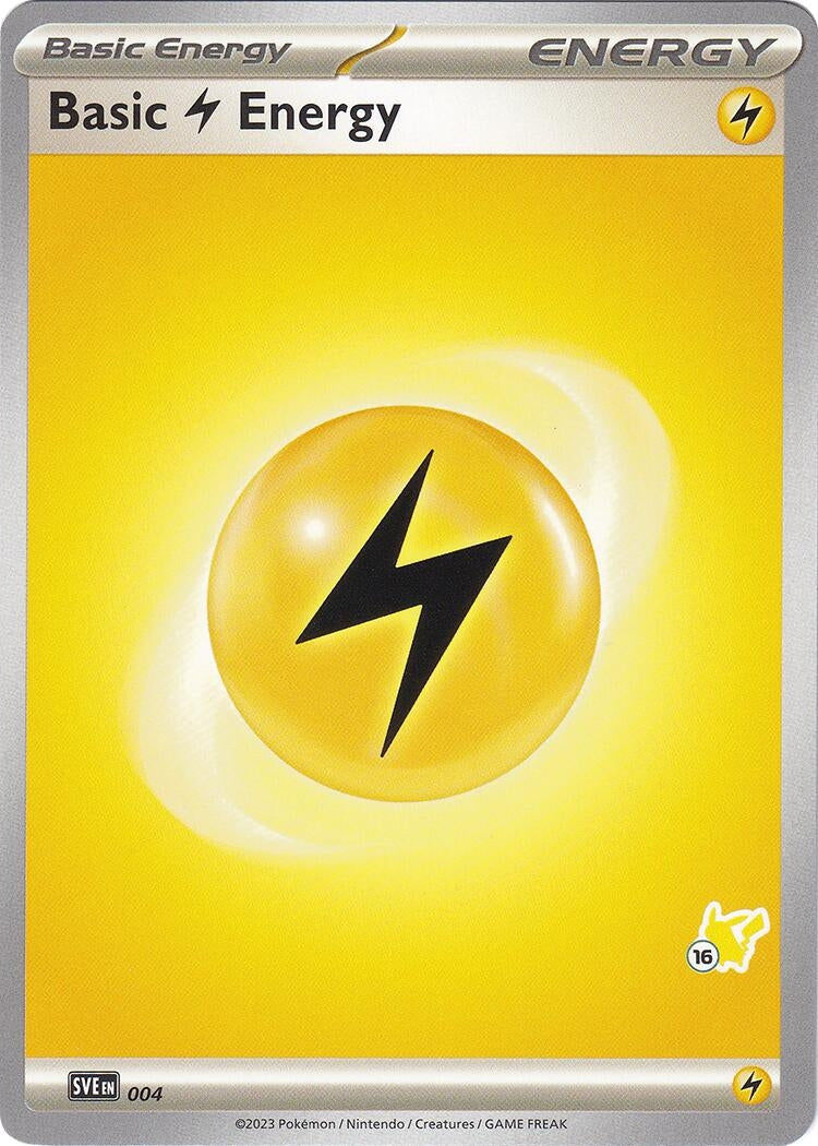 Image for Basic Lightning Energy - Pikachu 16 (004) (Battle Academy 2024) - Pokemon