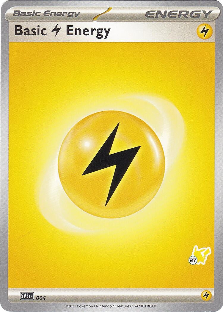 Image for Basic Lightning Energy - Pikachu 27 (004) (Battle Academy 2024) - Pokemon
