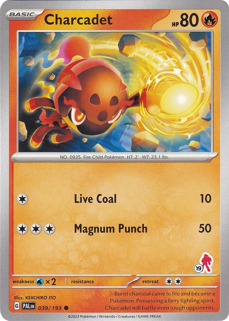 Image for Charcadet - Armarouge 19 (039/193) (Battle Academy 2024) - Pokemon