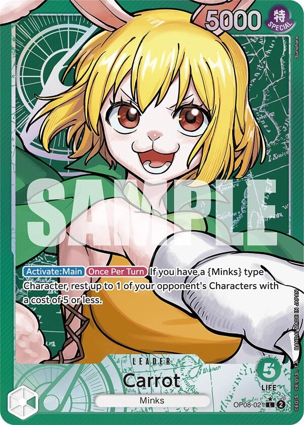 Image for Carrot (021) (Parallel) (OP08-021) (Two Legends) - One Piece Card Game