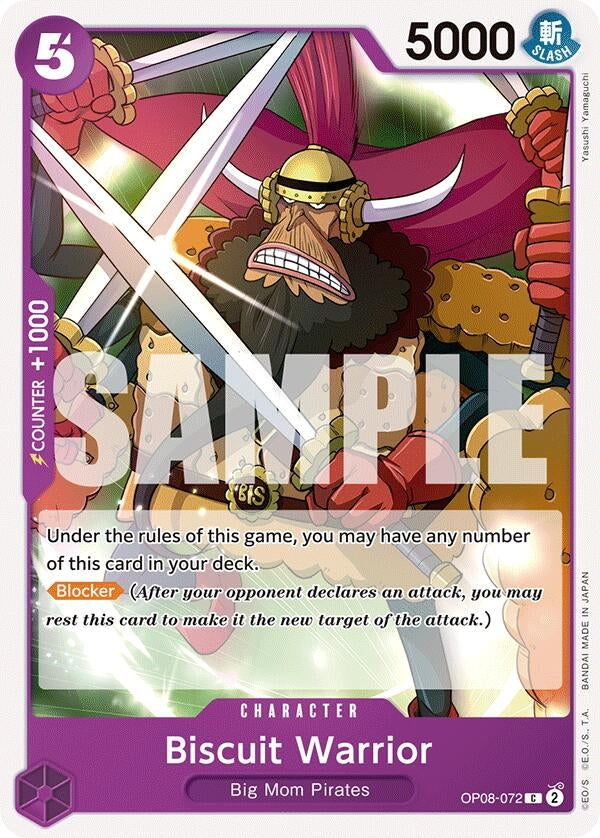 Image for Biscuit Warrior (OP08-072) (Two Legends) - One Piece Card Game