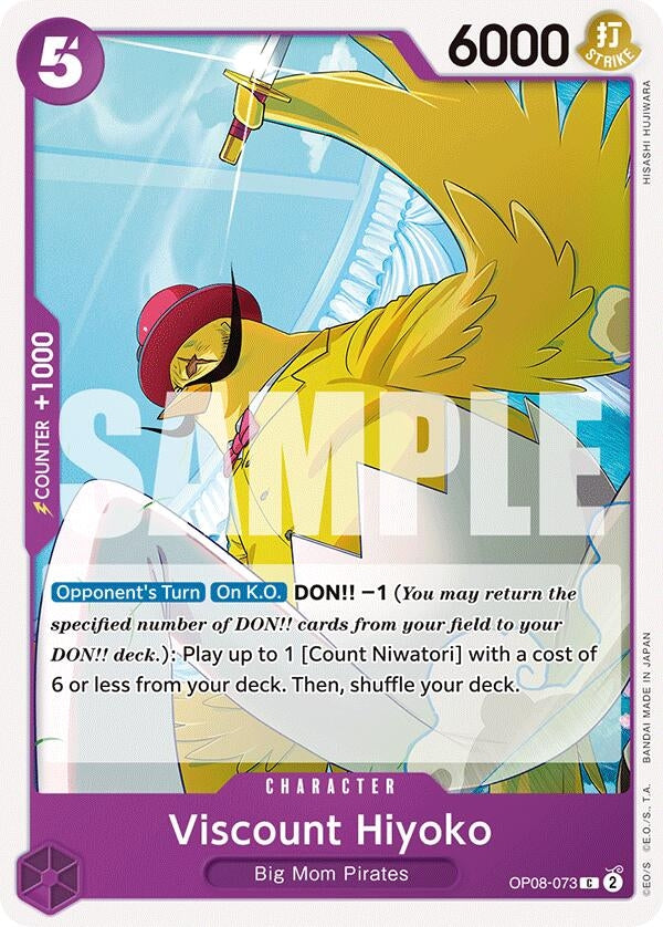 Image for Viscount Hiyoko (OP08-073) (Two Legends) - One Piece Card Game
