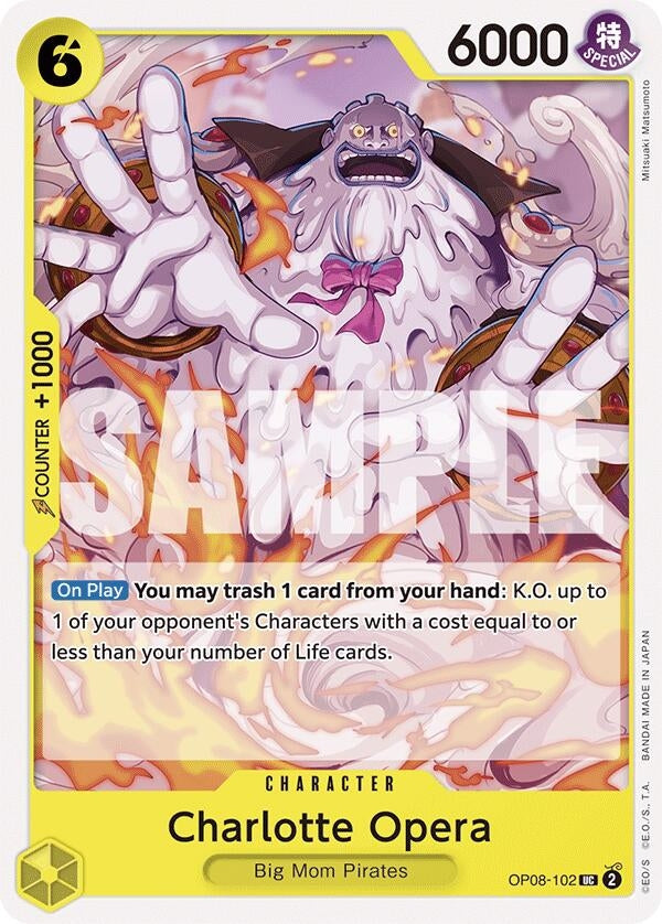 Image for Charlotte Opera (OP08-102) (Two Legends) - One Piece Card Game