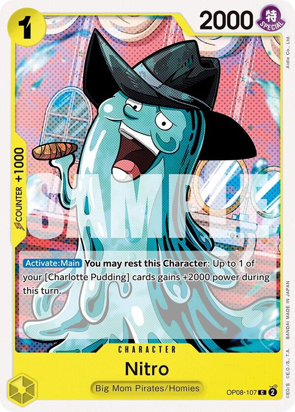 Image for Nitro (OP08-107) (Two Legends) - One Piece Card Game