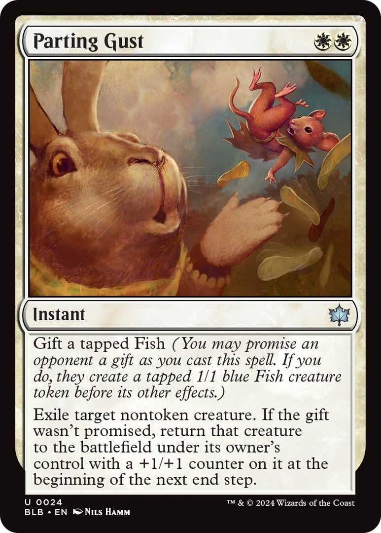 Image for Parting Gust (24) (Bloomburrow) - Magic: The Gathering