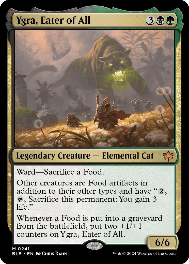 Image for Ygra, Eater of All (241) (Bloomburrow) - Magic: The Gathering