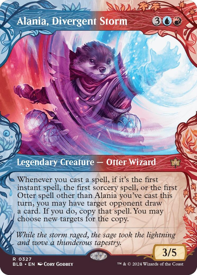Image for Alania, Divergent Storm (Showcase) (327) (Bloomburrow) - Magic: The Gathering