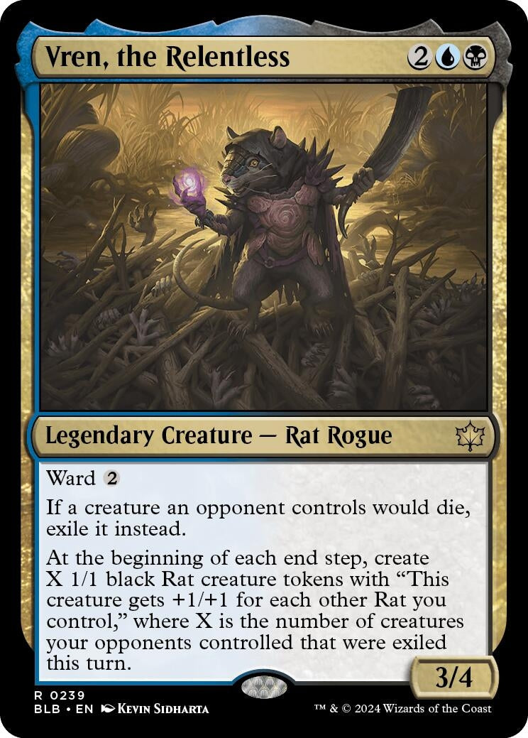 Image for Vren, the Relentless (239) (Bloomburrow) - Magic: The Gathering