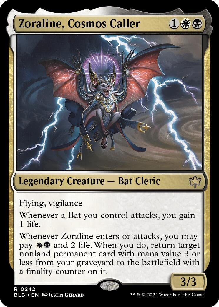 Image for Zoraline, Cosmos Caller (242) (Bloomburrow) - Magic: The Gathering
