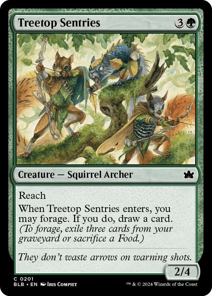 Image for Treetop Sentries (201) (Bloomburrow) - Magic: The Gathering