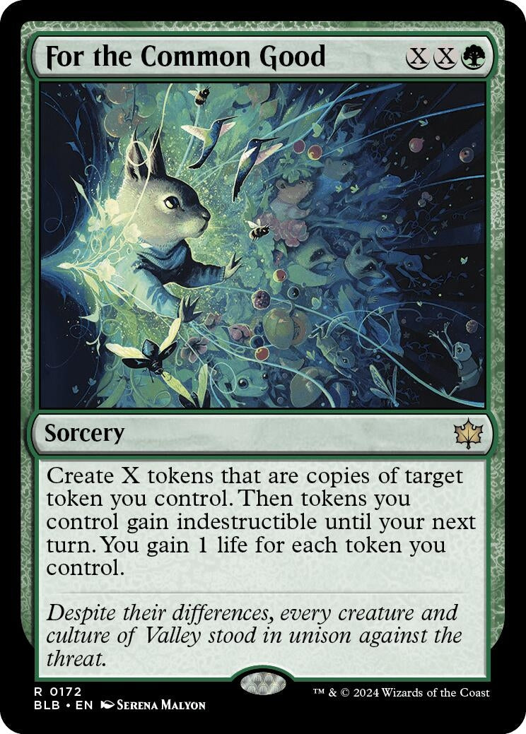 Image for For the Common Good (172) (Bloomburrow) - Magic: The Gathering
