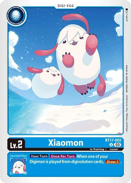 Image for Xiaomon (BT17-002 U) (Secret Crisis) - Digimon Card Game