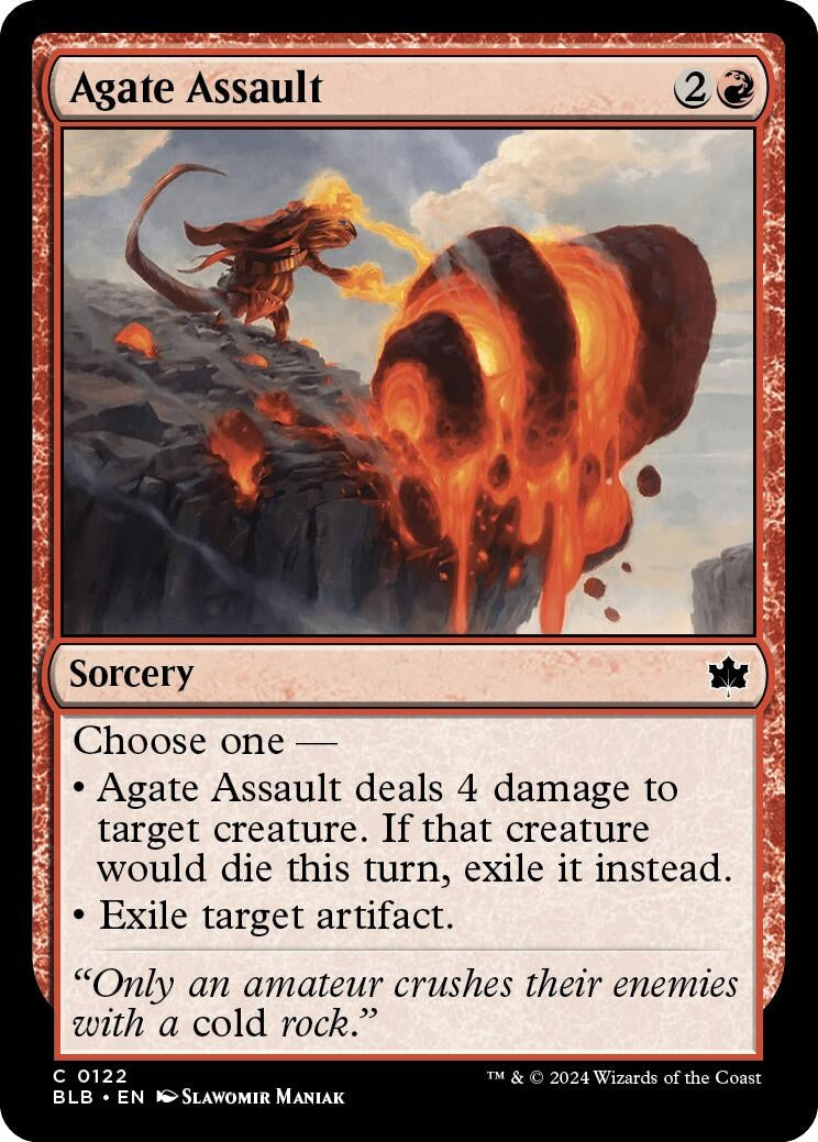 Image for Agate Assault (122) (Bloomburrow) - Magic: The Gathering