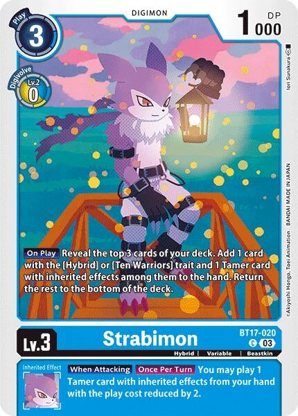 Image for Strabimon (BT17-020 C) (Secret Crisis) - Digimon Card Game