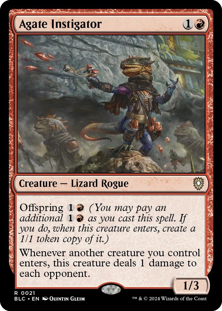 Image for Agate Instigator (21) (Commander: Bloomburrow) - Magic: The Gathering