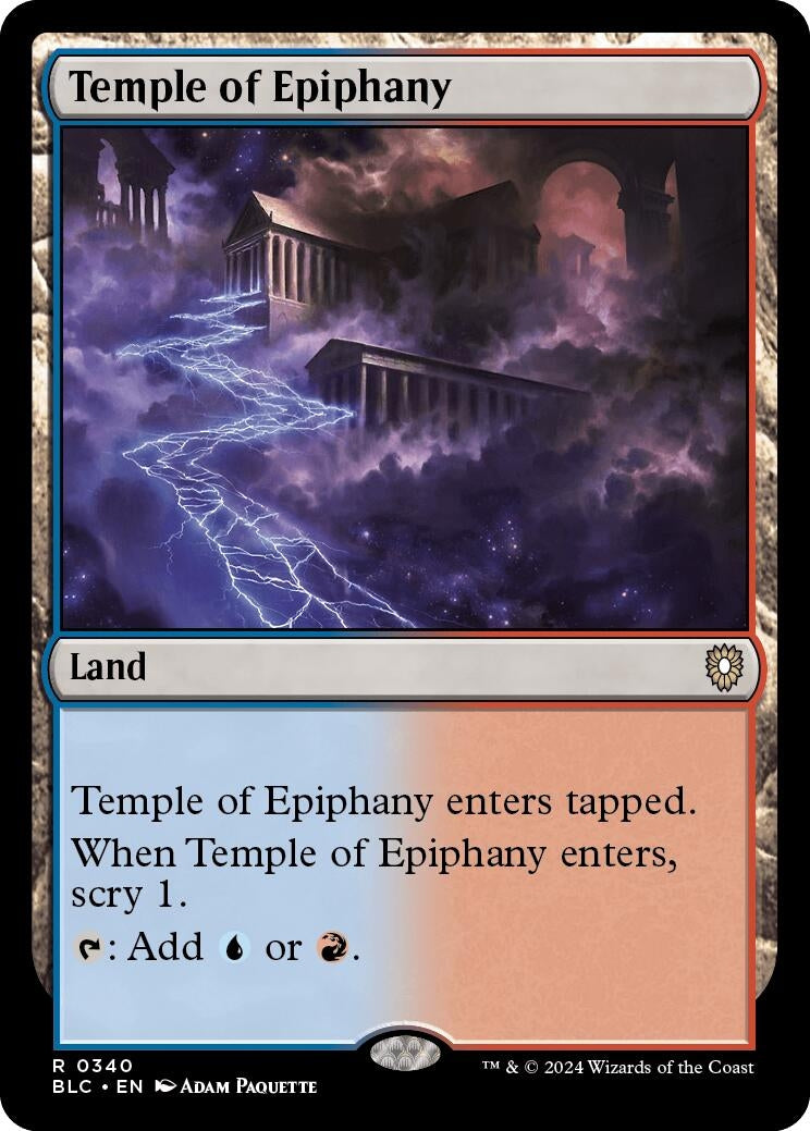 Image for Temple of Epiphany (340) (Commander: Bloomburrow) - Magic: The Gathering