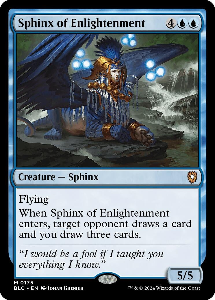 Image for Sphinx of Enlightenment (175) (Commander: Bloomburrow) - Magic: The Gathering