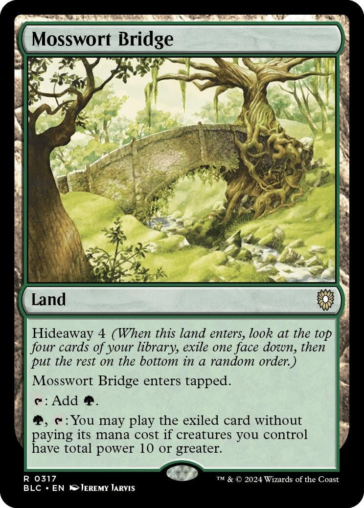 Image for Mosswort Bridge (317) (Commander: Bloomburrow) - Magic: The Gathering