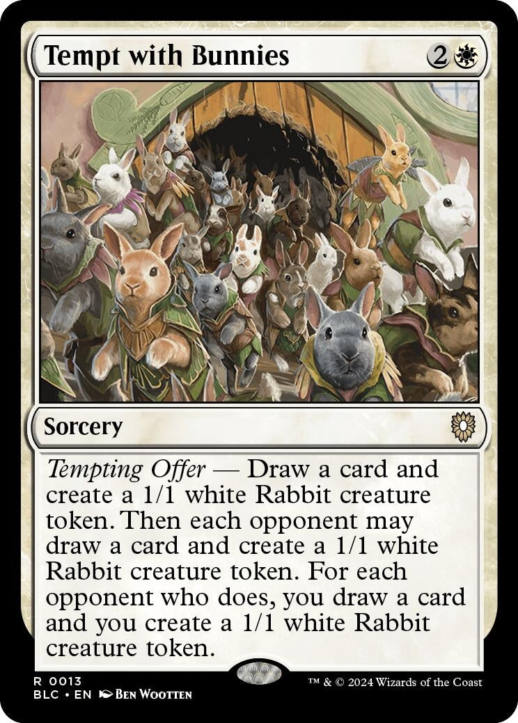 Image for Tempt with Bunnies (13) (Commander: Bloomburrow) - Magic: The Gathering