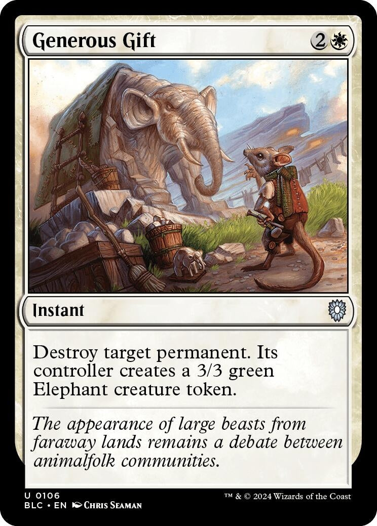 Image for Generous Gift (106) (Commander: Bloomburrow) - Magic: The Gathering