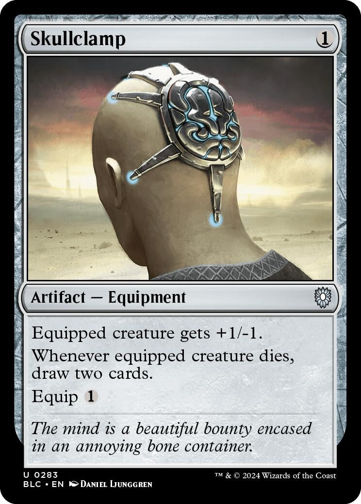 Image for Skullclamp (283) (Commander: Bloomburrow) - Magic: The Gathering