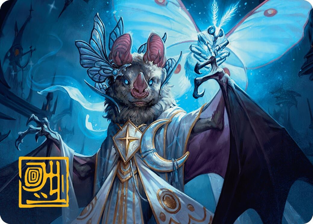 Image for Star Charter Art Card (Gold-Stamped Signature) (3) (Art Series: Bloomburrow) - Magic: The Gathering