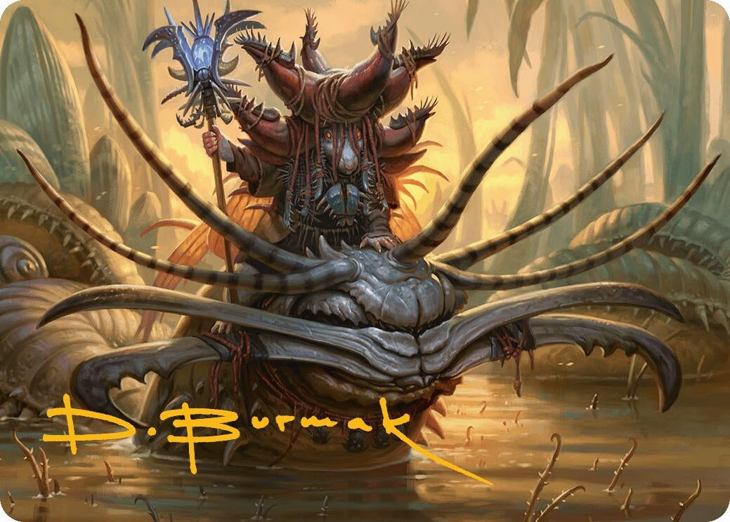 Image for Wick's Patrol Art Card (Gold-Stamped Signature) (18) (Art Series: Bloomburrow) - Magic: The Gathering