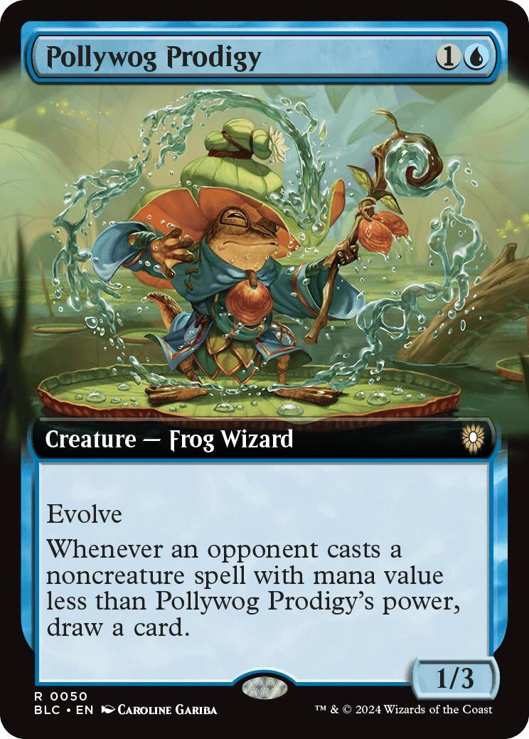 Image for Pollywog Prodigy (Extended Art) (50) (Commander: Bloomburrow) - Magic: The Gathering