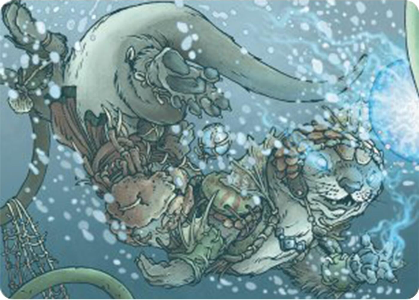 Image for Kitsa, Otterball Elite Art Card (42) (Art Series: Bloomburrow) - Magic: The Gathering