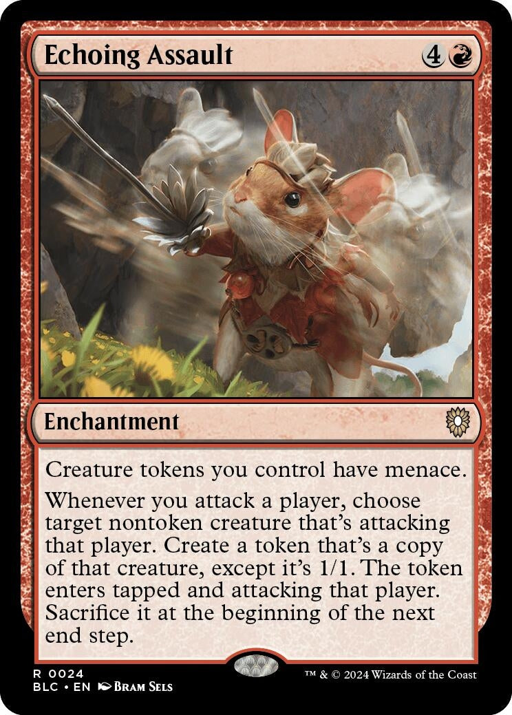 Image for Echoing Assault (24) (Commander: Bloomburrow) - Magic: The Gathering