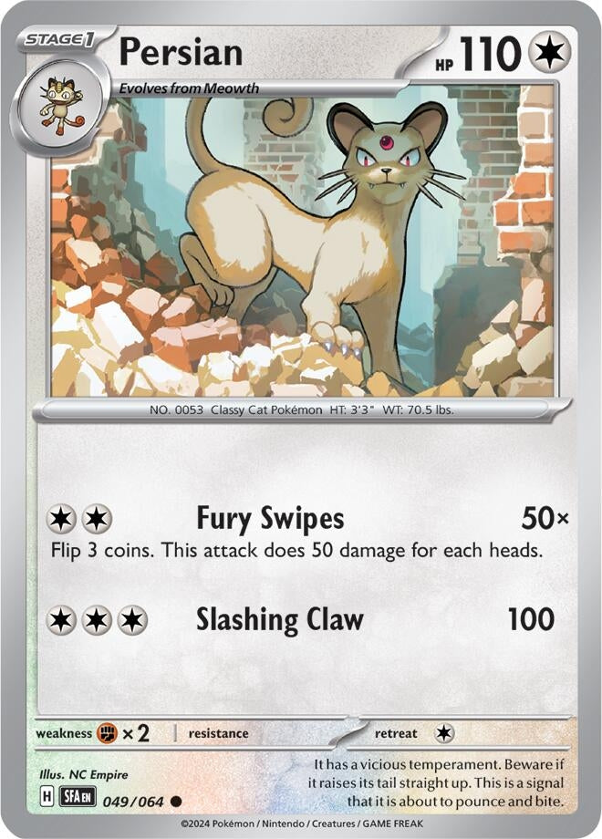 Image for Persian (049/064) (SV: Shrouded Fable) - Pokemon