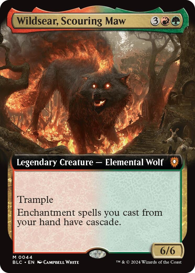 Image for Wildsear, Scouring Maw (Extended Art) (44) (Commander: Bloomburrow) - Magic: The Gathering