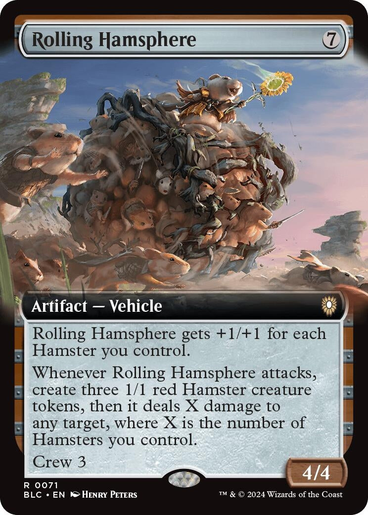 Image for Rolling Hamsphere (Extended Art) (71) (Commander: Bloomburrow) - Magic: The Gathering