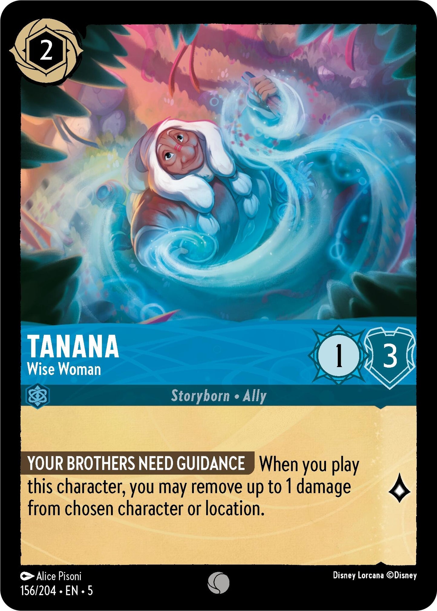 Image for Tanana - Wise Woman (156/204) (Shimmering Skies) - Disney Lorcana