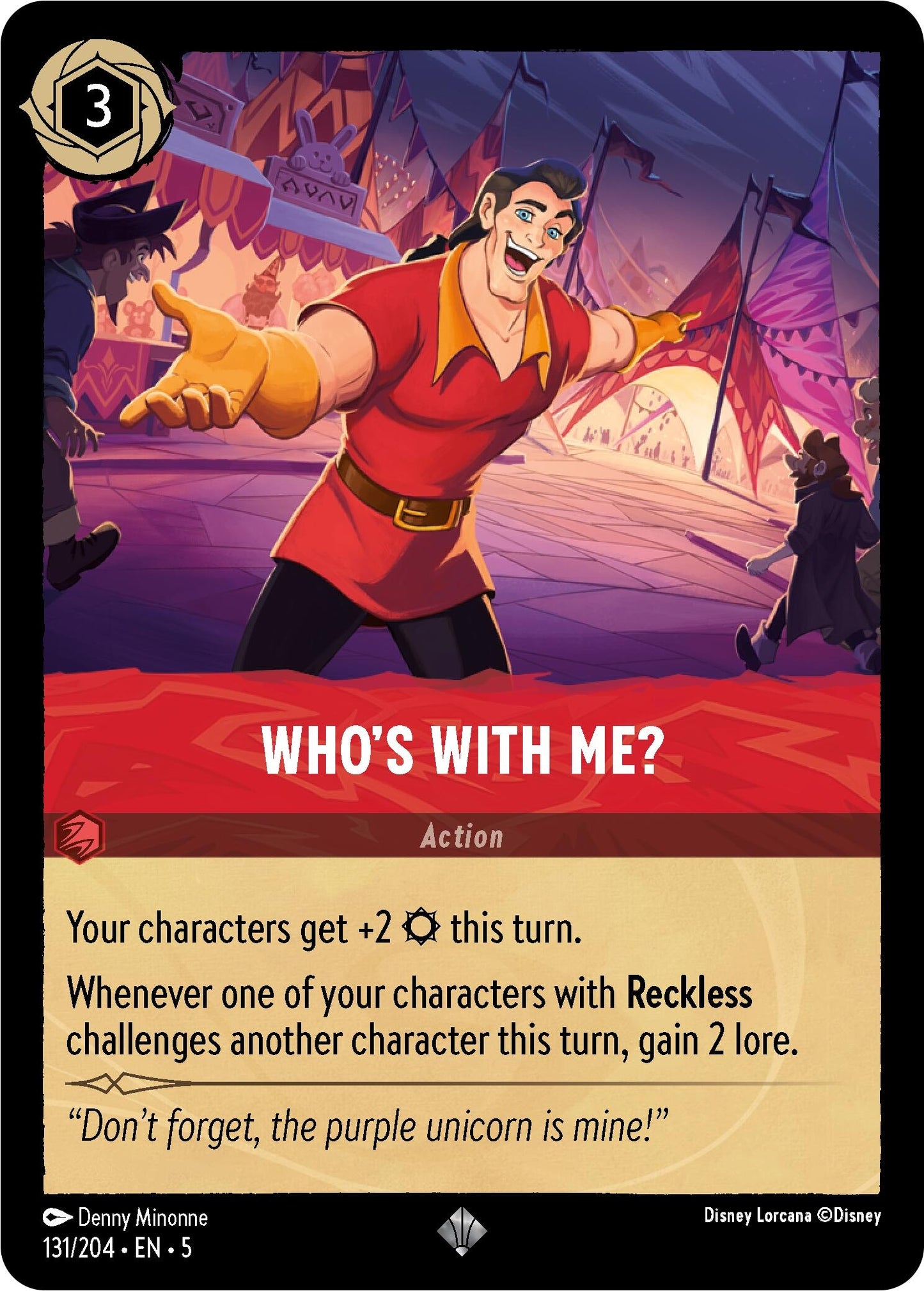 Image for Who's With Me? (131/204) (Shimmering Skies) - Disney Lorcana